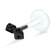 Dices Shaped Labrets Push-in LA-278 